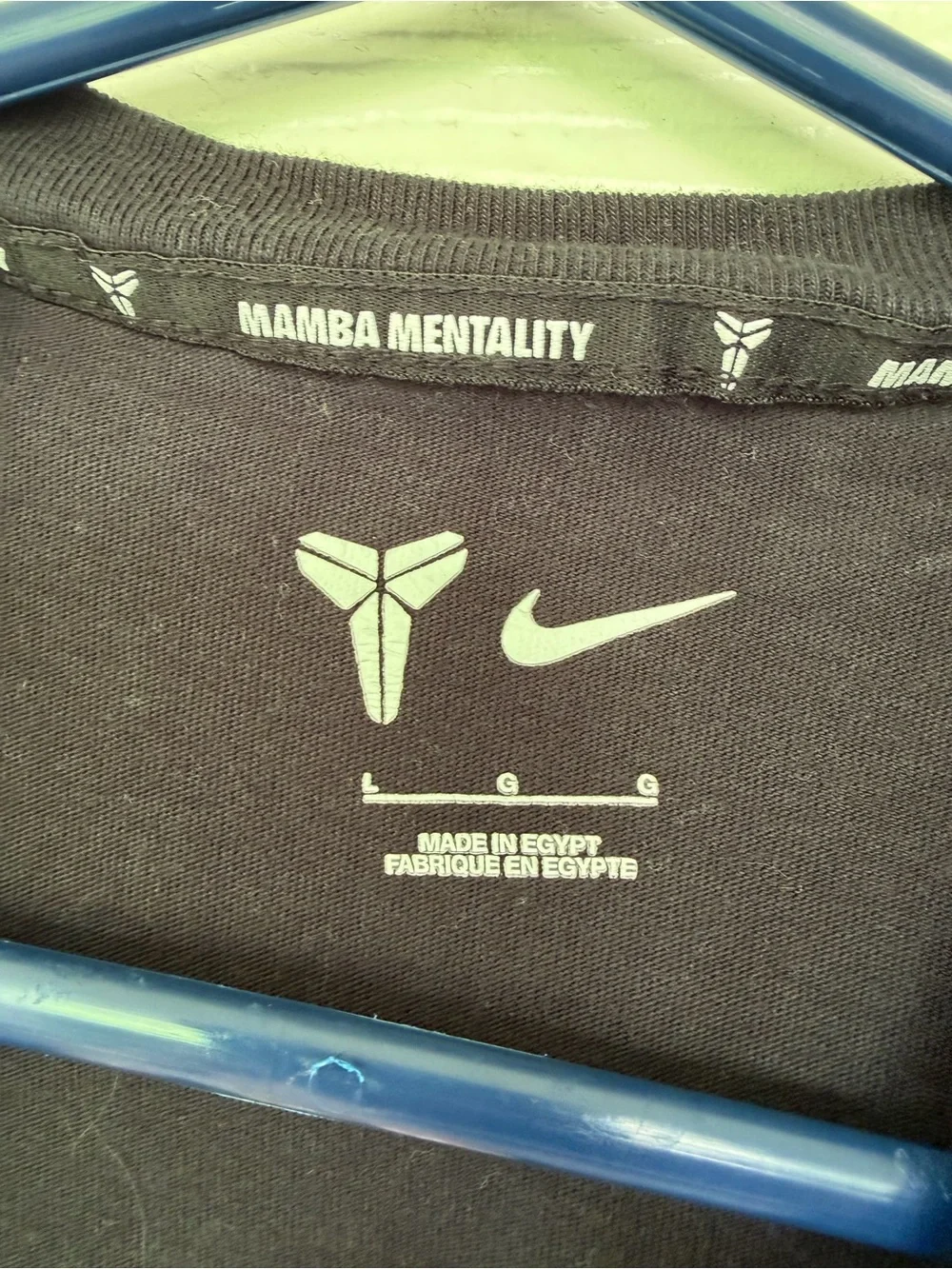 Nike Black Short-Sleeve Kobe Logo Tee